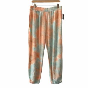 BP. Tie Dye Jogger Pants Elastic Waist Size L NWT